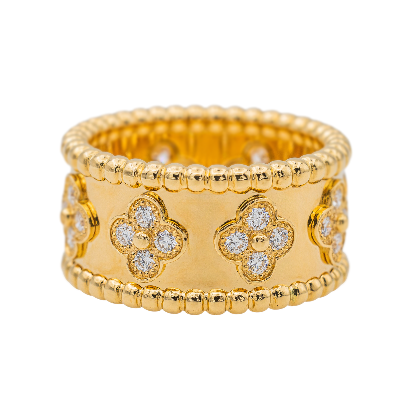 Van Cleef & Arpels Bague Perlée Or jaune Diamant