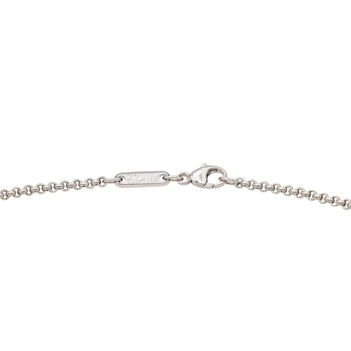 Chopard Collier Coeur Happy diamonds Or blanc Diamant - Maison Eloe