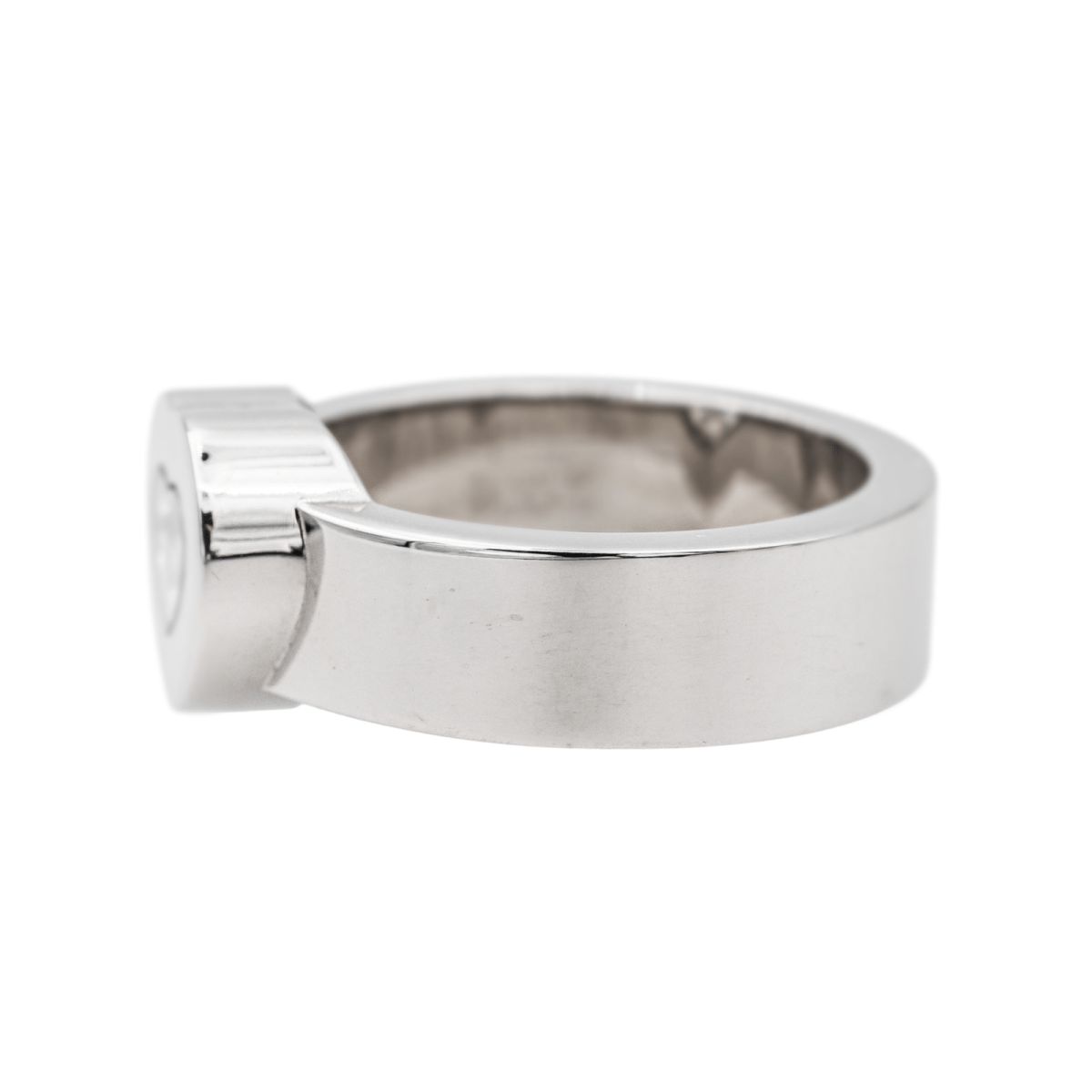 Chopard Bague Coeur Happy Diamonds Or blanc Diamant - Maison Eloe