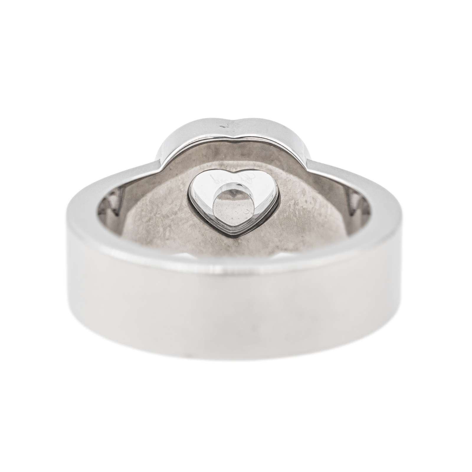Chopard Bague Coeur Happy Diamonds Or blanc Diamant