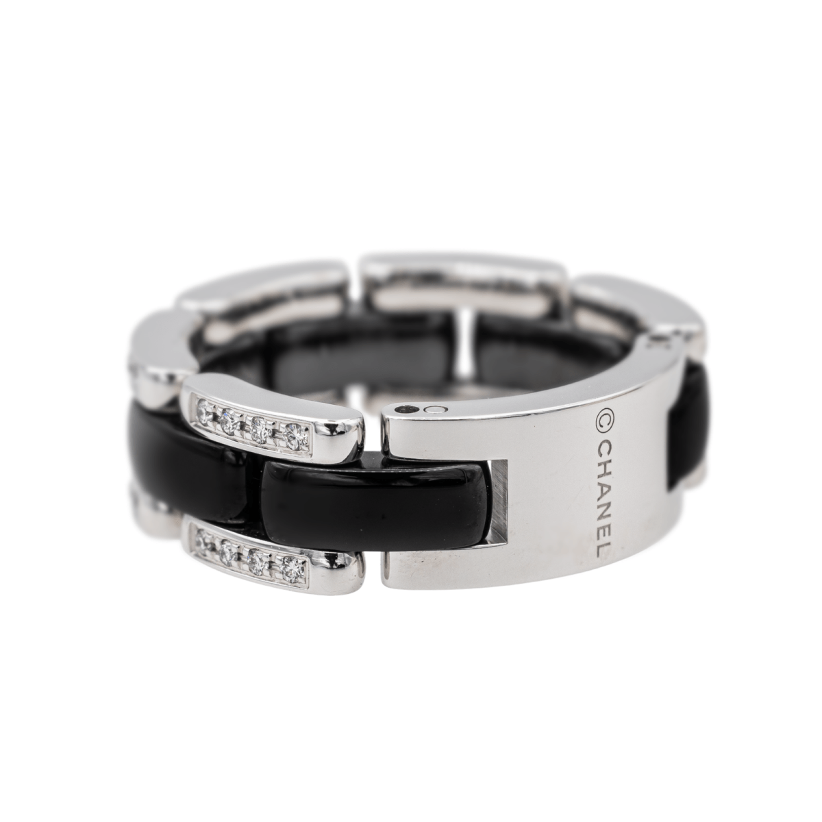 Chanel Bague Utra Or blanc, Céramique Diamant - Maison Eloe