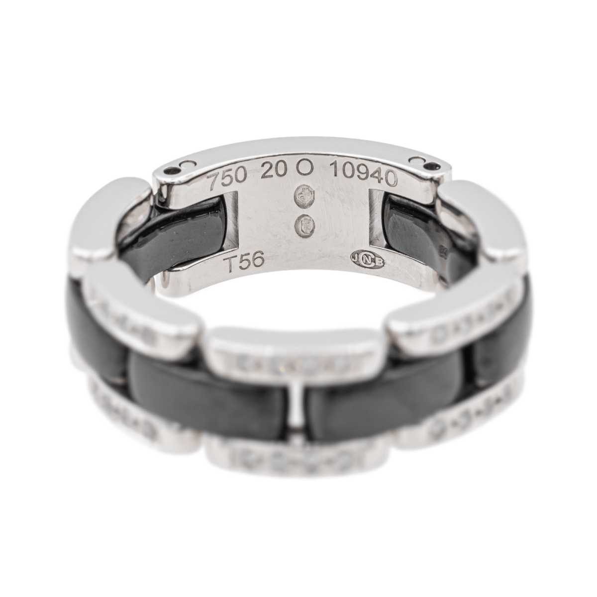 Chanel Bague Utra Or blanc, Céramique Diamant - Maison Eloe