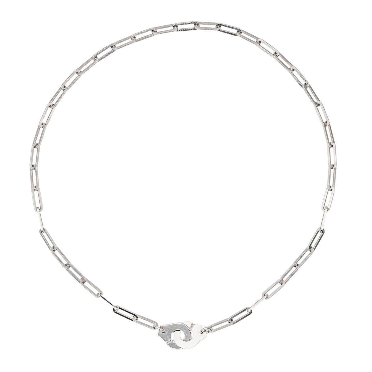 Dinh Van Collier Menottes Or blanc - Maison Eloe