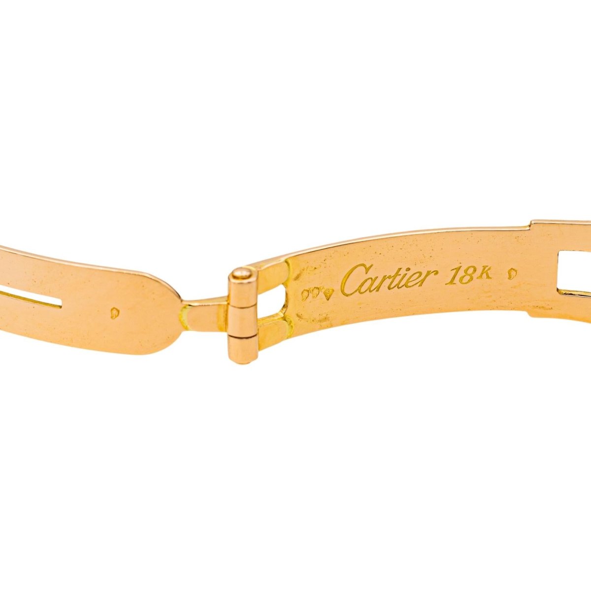Cartier Montre Tank Vintage Or jaune sur cuir - Maison Eloe