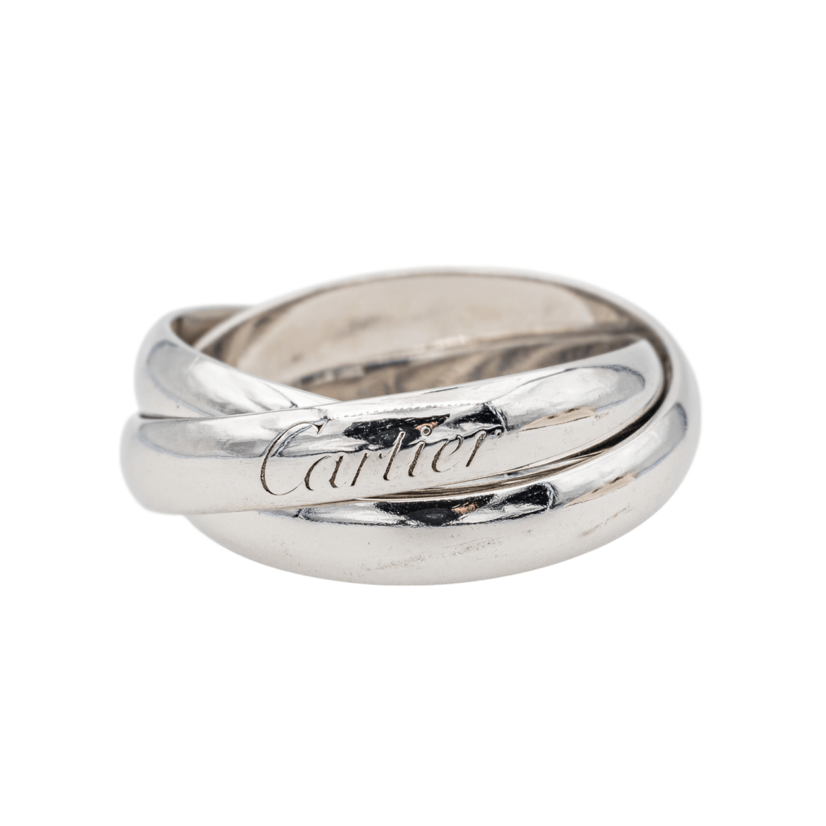 Cartier Bague Trinity Or blanc - Maison Eloe