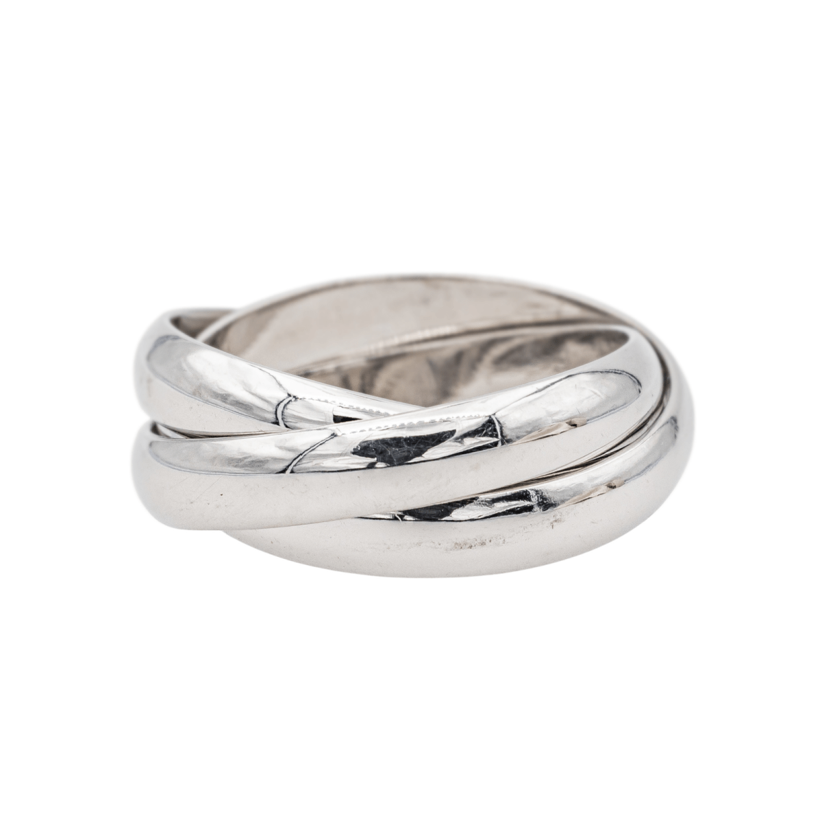 Cartier Bague Trinity Or blanc - Maison Eloe