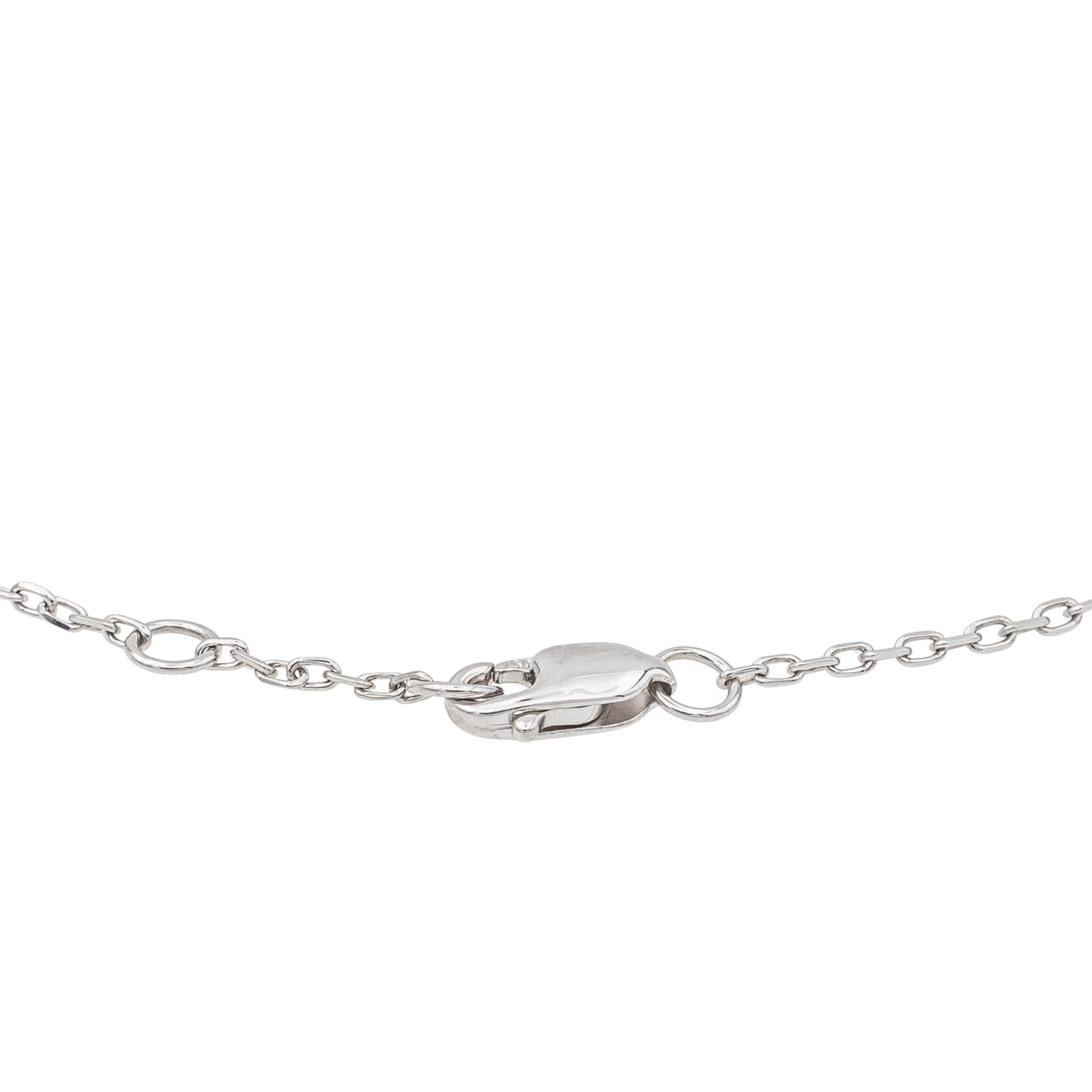 Dinh Van Bracelet Double cœur Or blanc Diamant