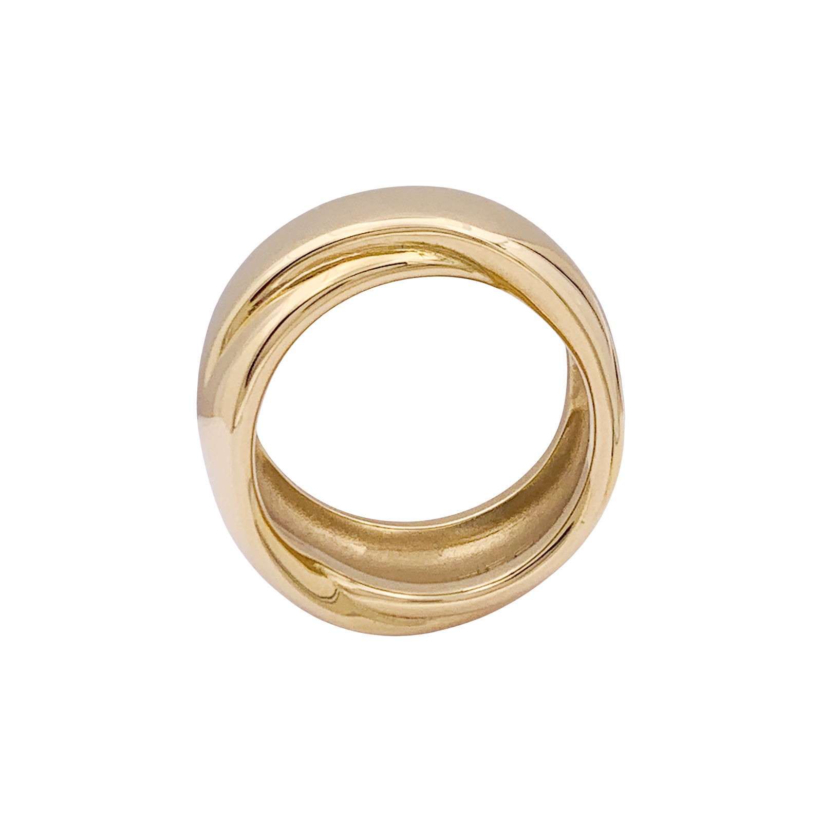 Bague Hermès "Volte", or jaune.