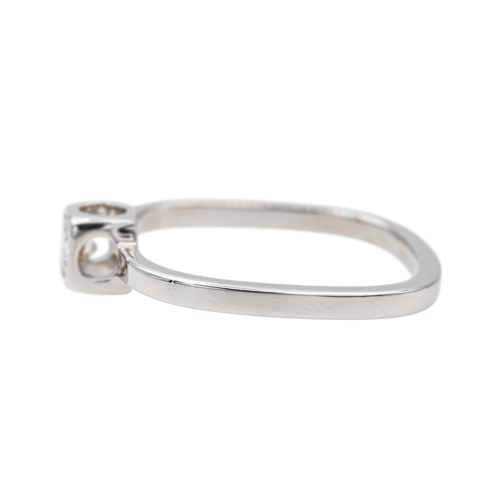 Dinh Van Cube Ring White Gold Diamond