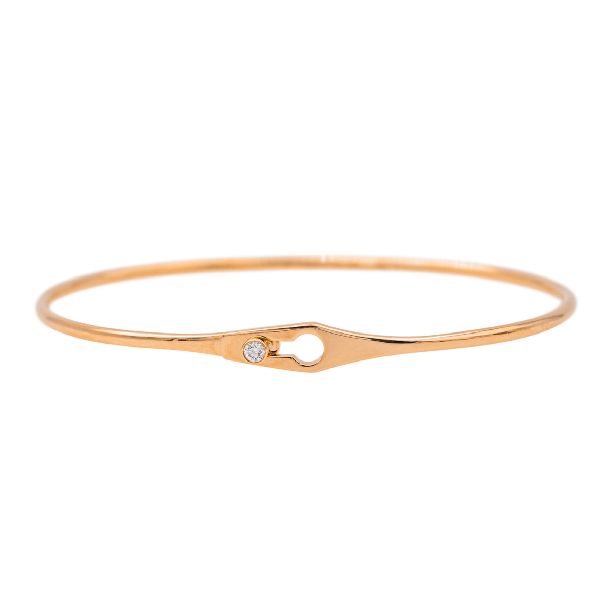 Dinh Van Bracelet Serrure Or rose Diamant - Maison Eloe