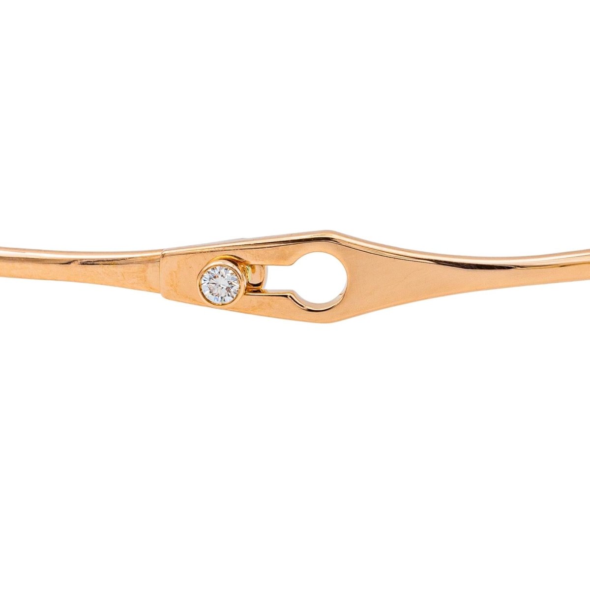 Dinh Van Bracelet Serrure Or rose Diamant - Maison Eloe