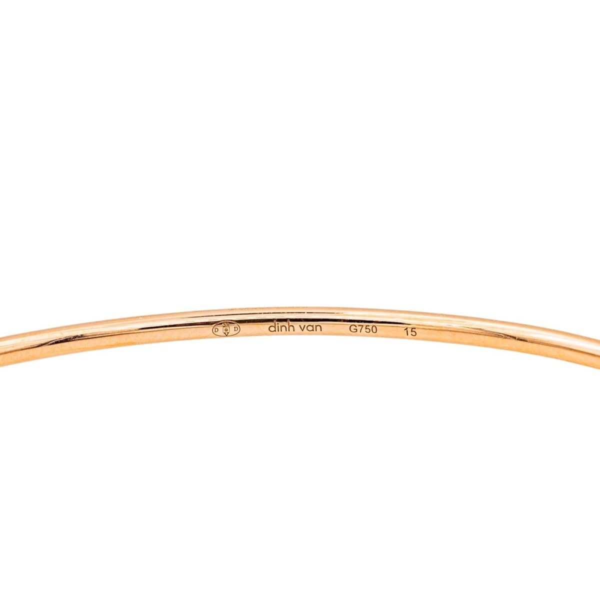 Dinh Van Bracelet Serrure Or rose Diamant - Maison Eloe