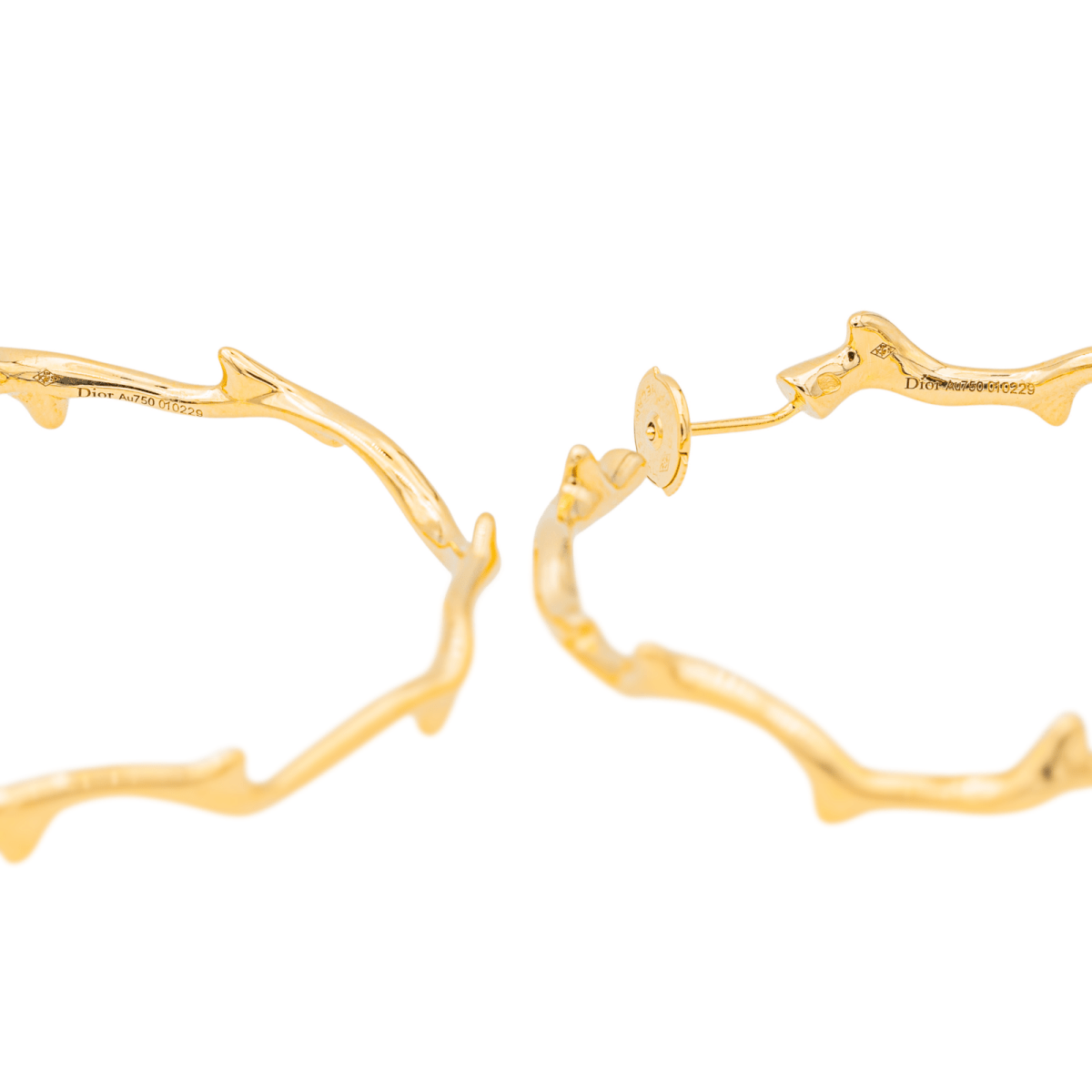 Dior Boucles d'oreilles Bois de Rose Or jaune - Maison Eloe