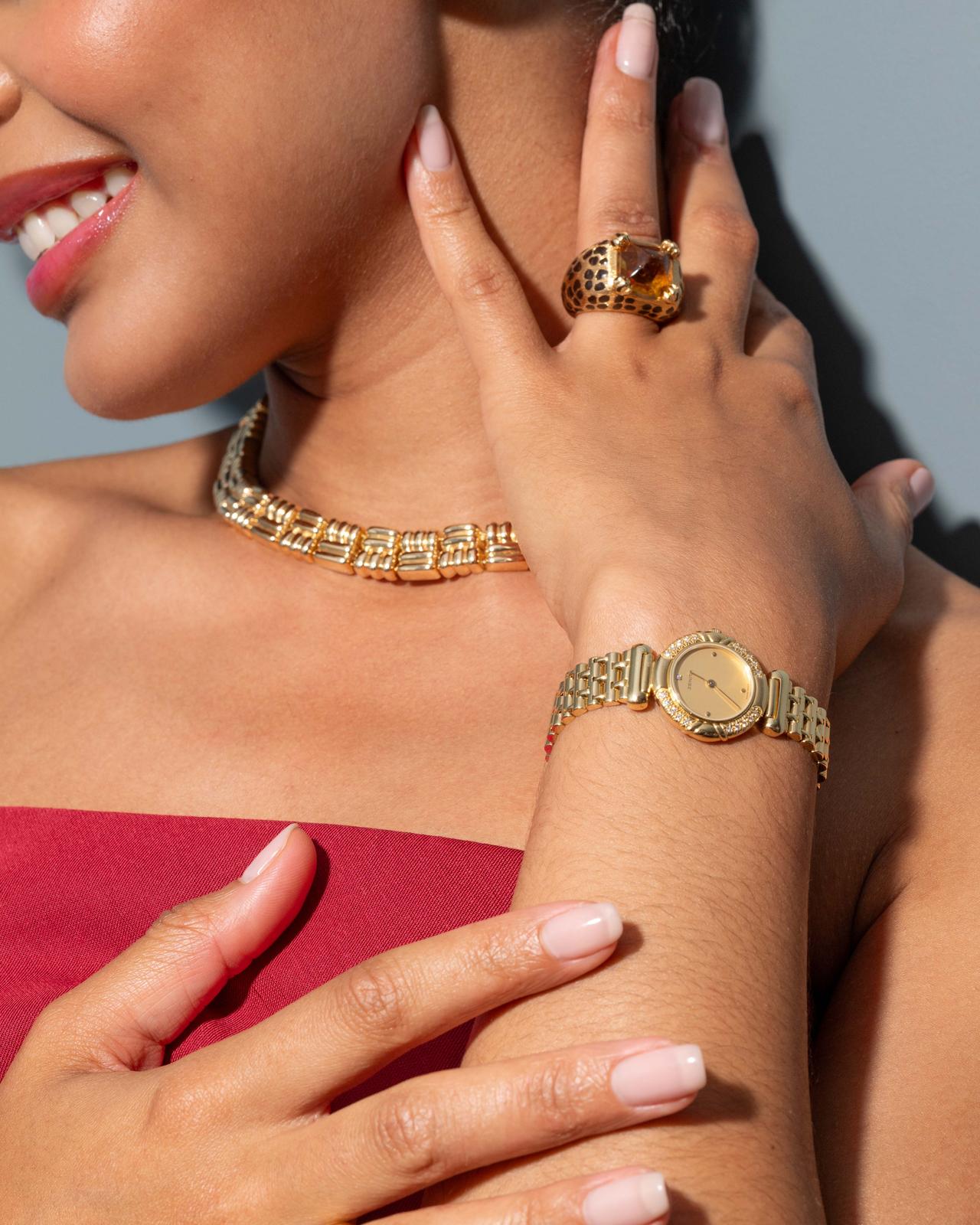 Zenith Montre Or jaune Diamant