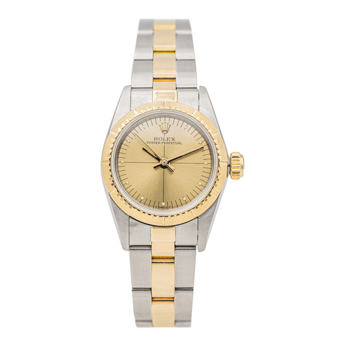 Rolex Montre Oyster perpetual Acier, Or jaune - Maison Eloe
