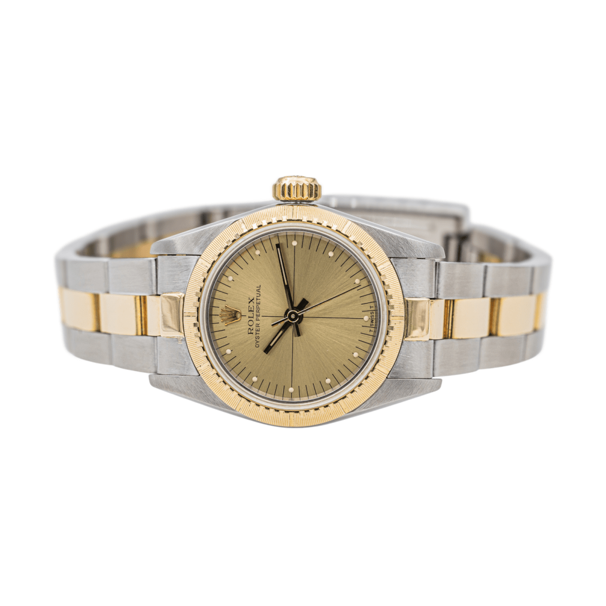 Rolex Montre Oyster perpetual Acier, Or jaune - Maison Eloe
