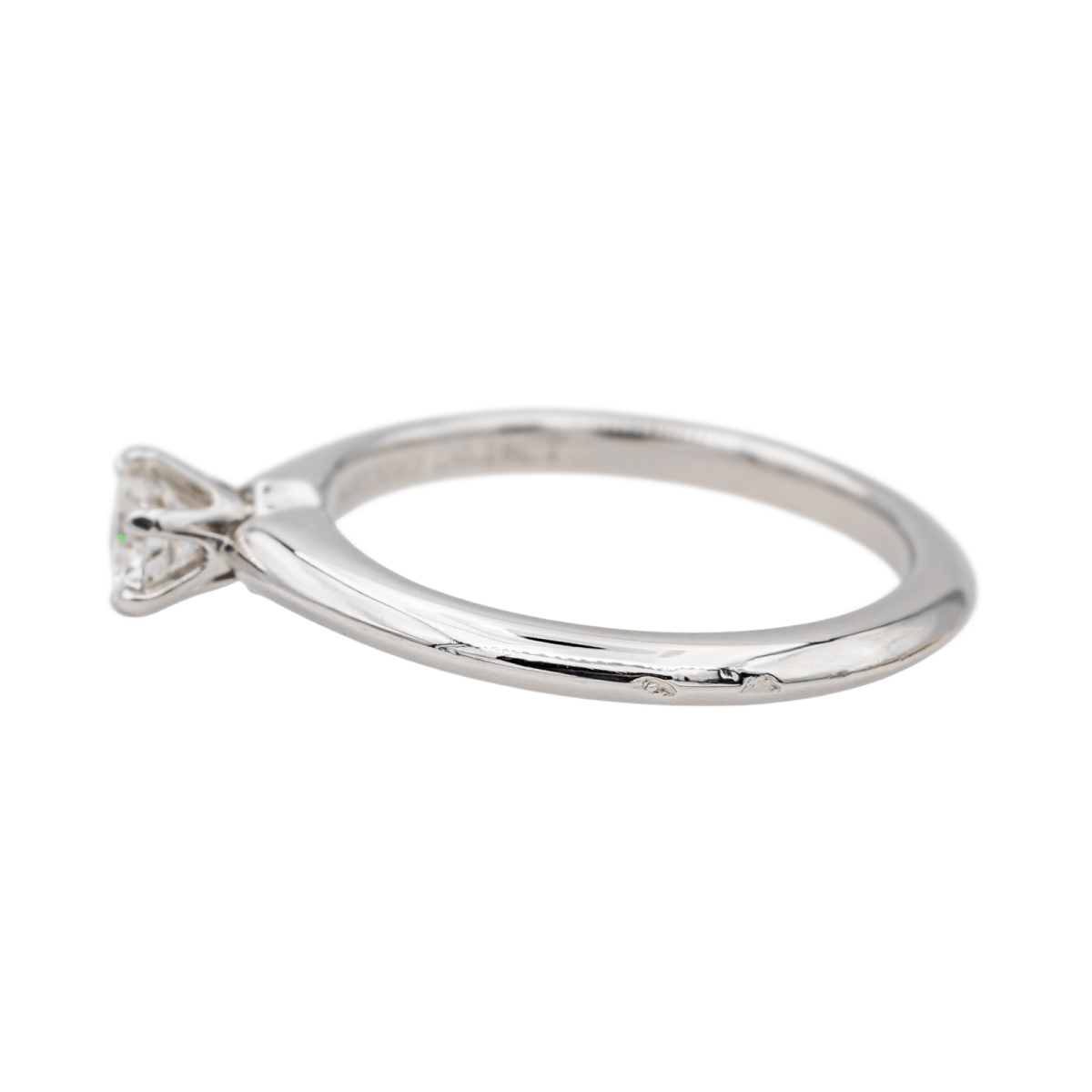 Tiffany & Co Bague Solitaire Platine Diamant - Maison Eloe