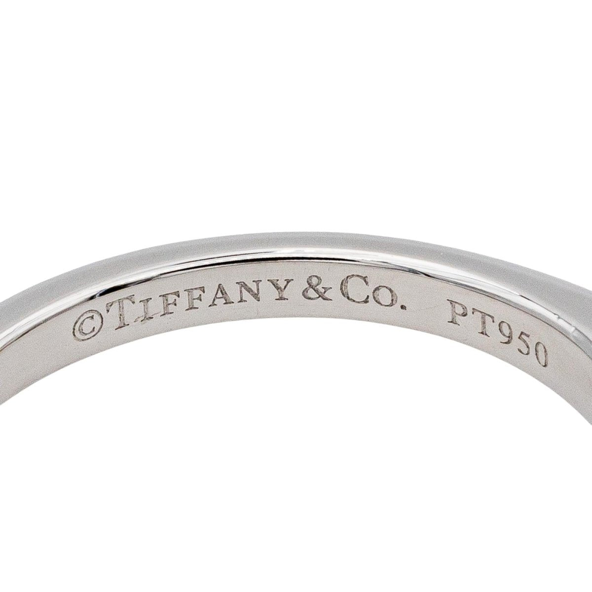 Tiffany & Co Bague Solitaire Platine Diamant - Maison Eloe