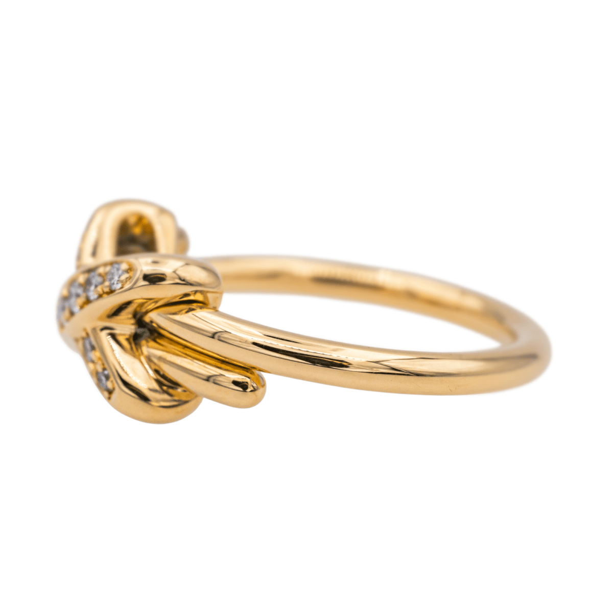 Chaumet Bague Jeux de Liens Or rose Diamant - Maison Eloe
