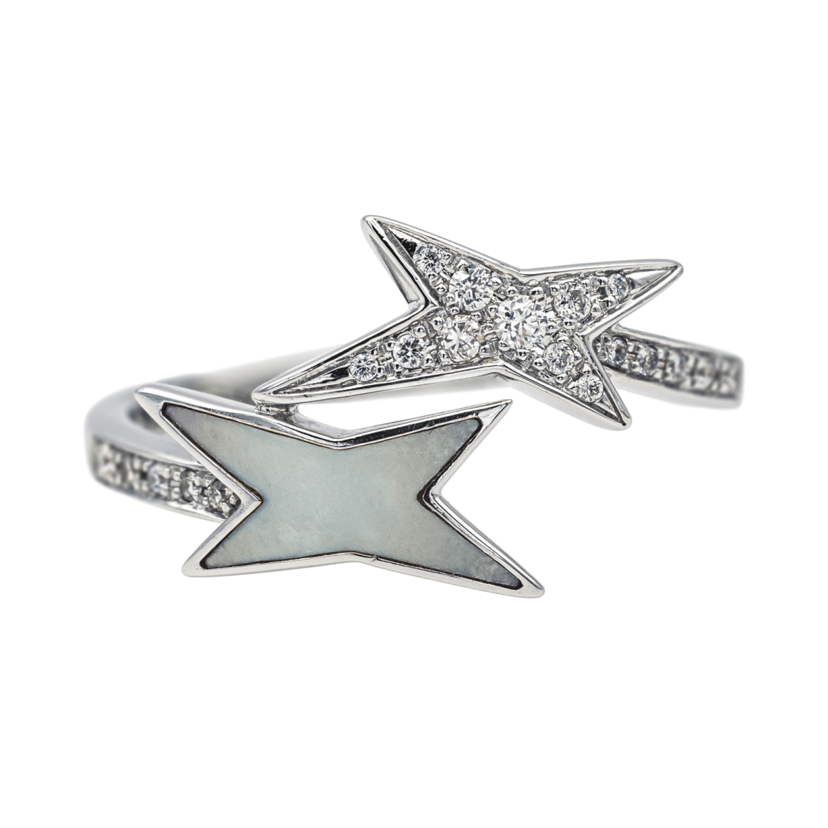Mauboussin Bague Etoile de vie Or blanc Diamant - Maison Eloe