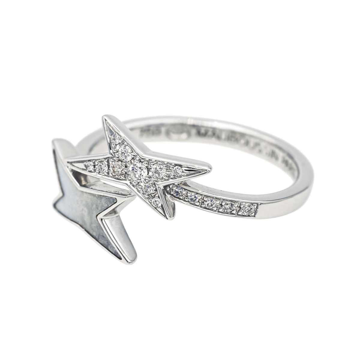Mauboussin Bague Etoile de vie Or blanc Diamant - Maison Eloe