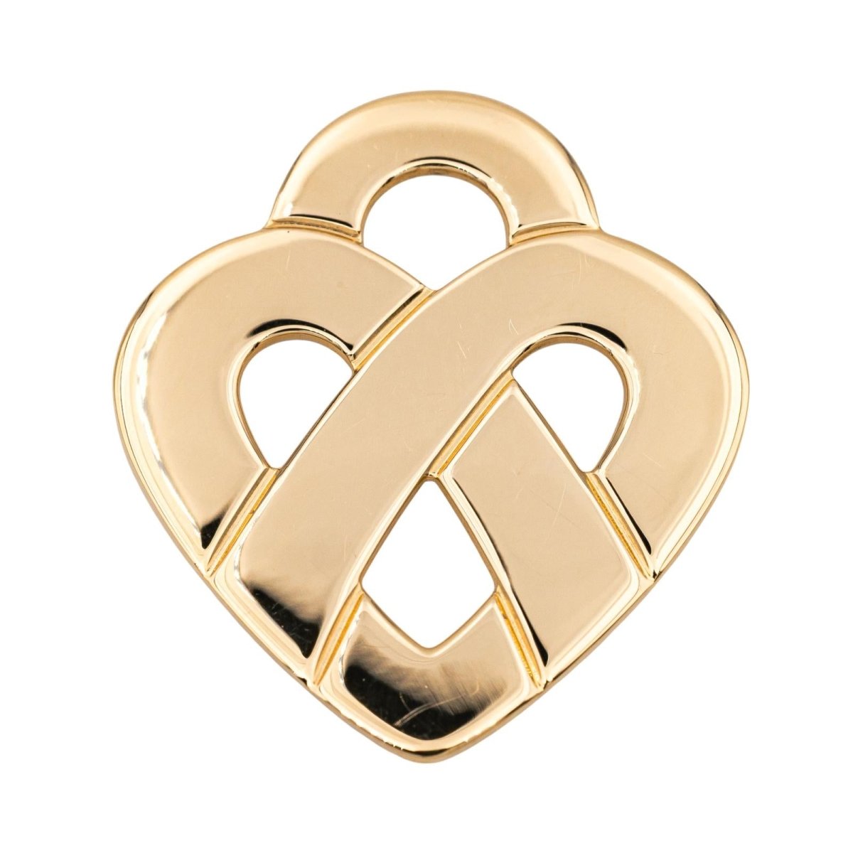 Poiray Pendentif Cœur entrelacé Or jaune - Maison Eloe