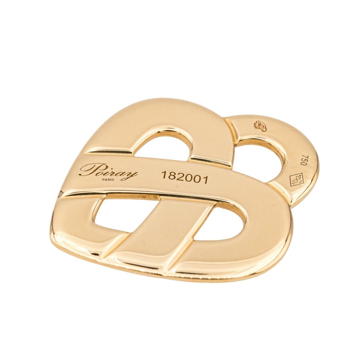 Poiray Pendentif Cœur entrelacé Or jaune - Maison Eloe