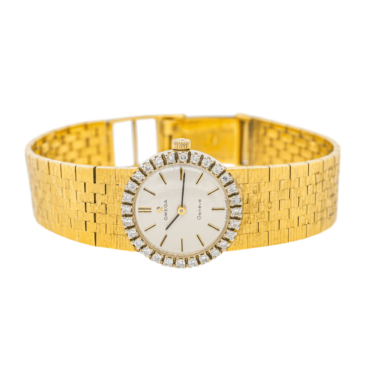 Omega Montre Or jaune Diamant - Maison Eloe