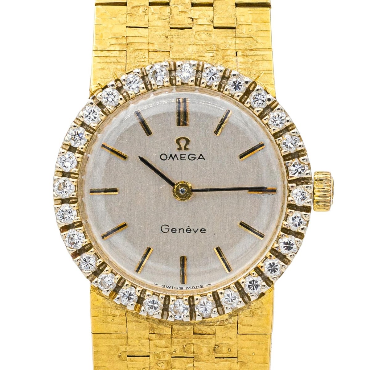 Omega Montre Or jaune Diamant - Maison Eloe