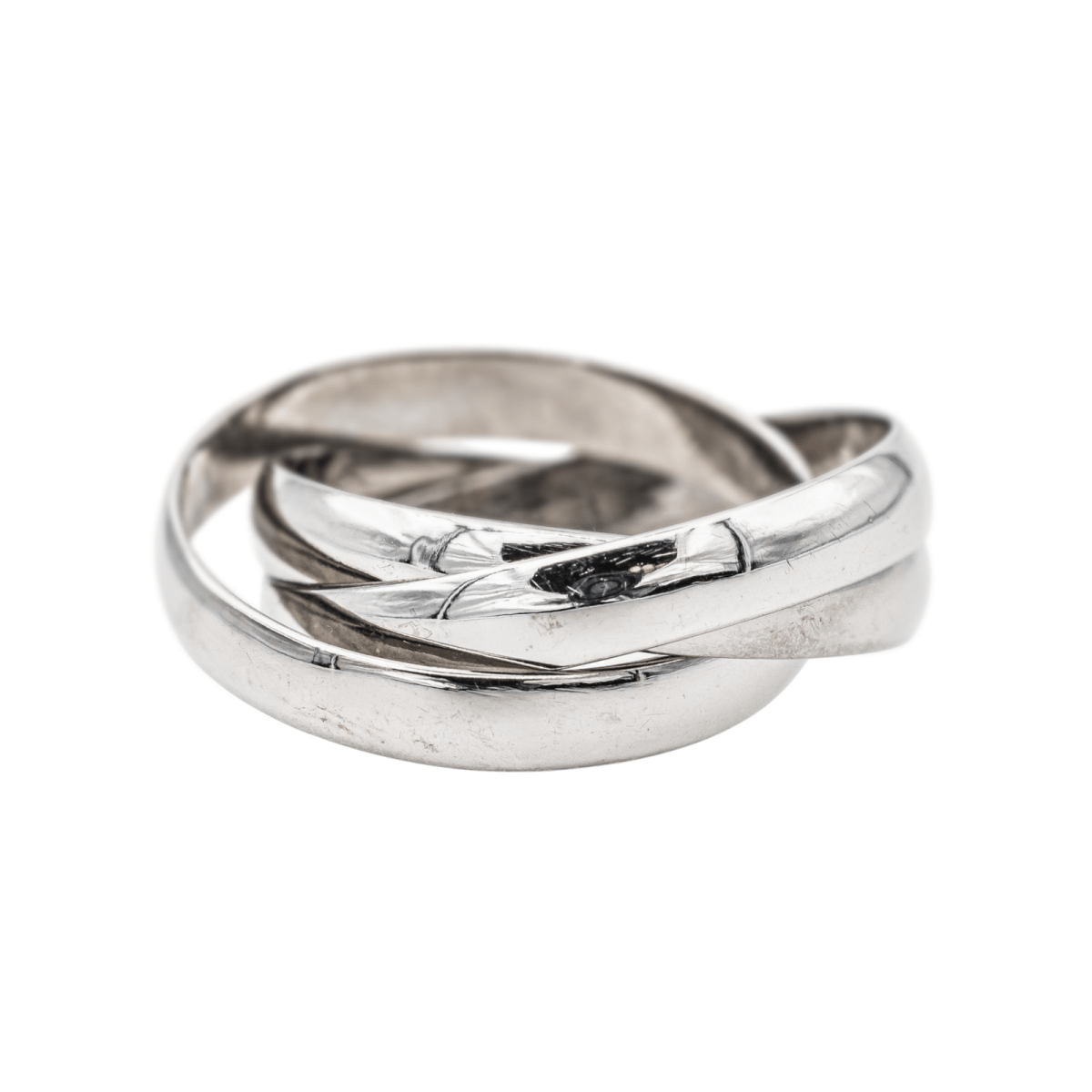 Cartier Bague Trinity Or blanc - Maison Eloe