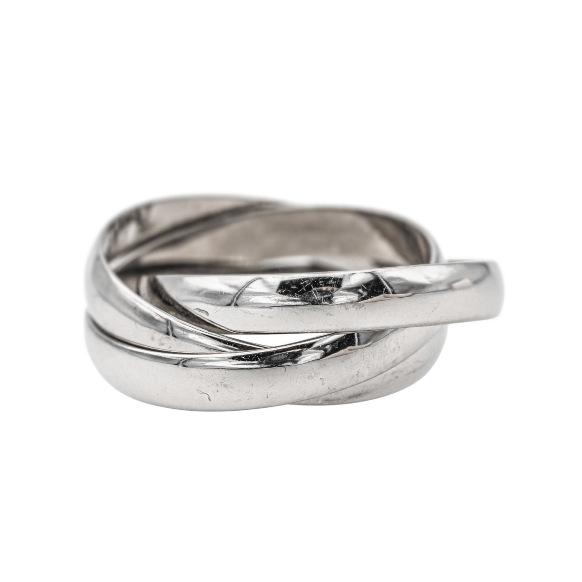 Cartier Bague Trinity Or blanc - Maison Eloe