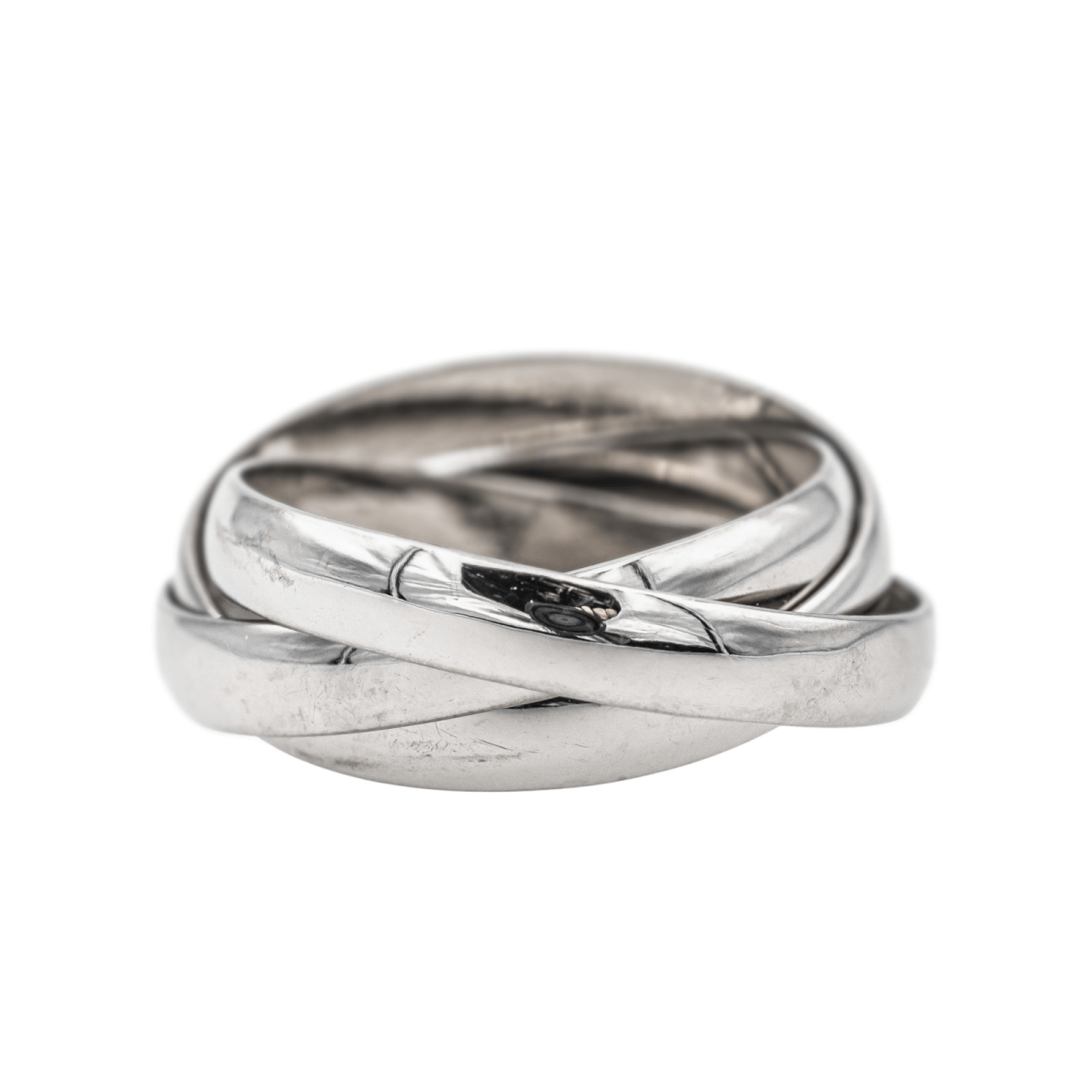 Cartier Bague Trinity Or blanc - Maison Eloe