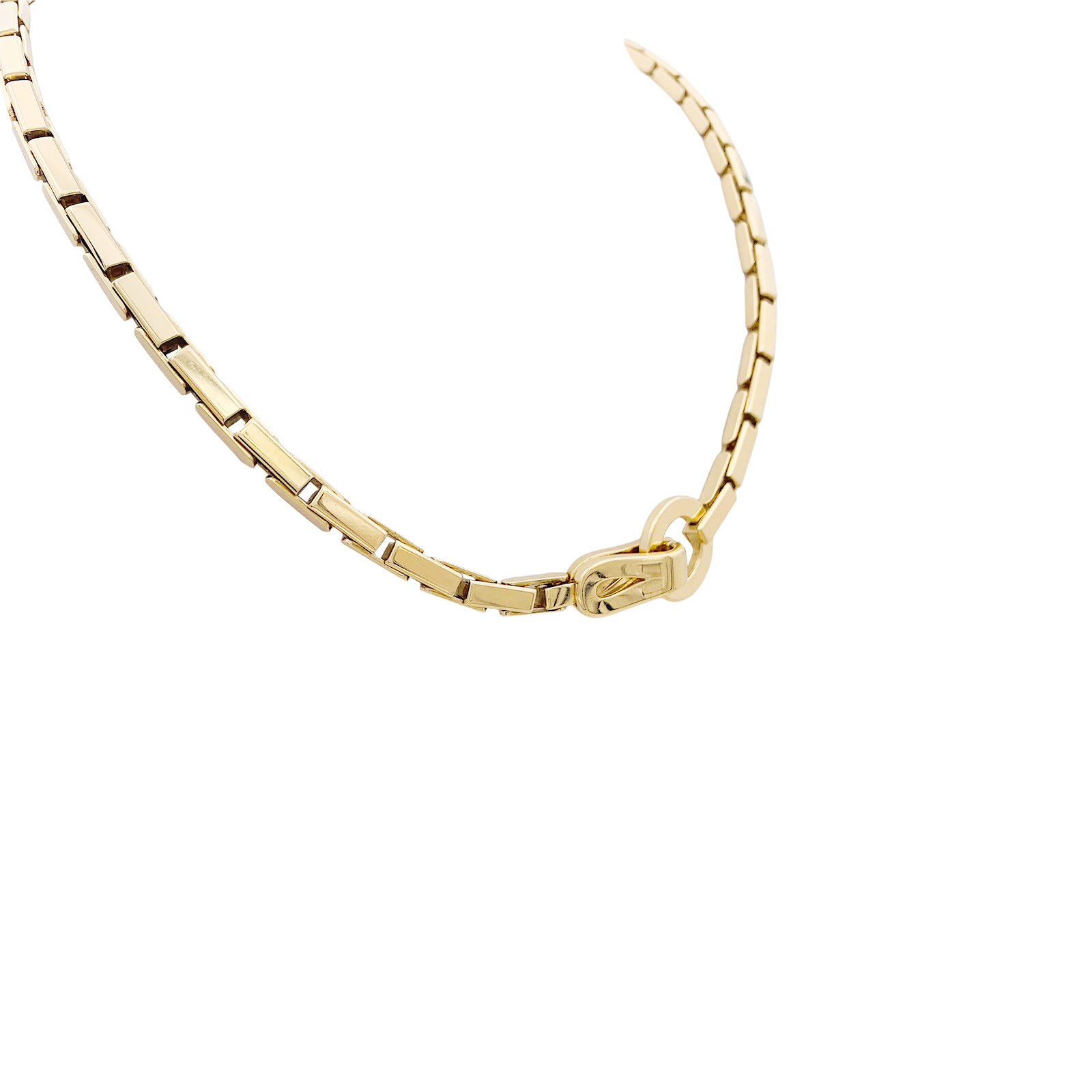 Collier Cartier, "Agrafe", or jaune.