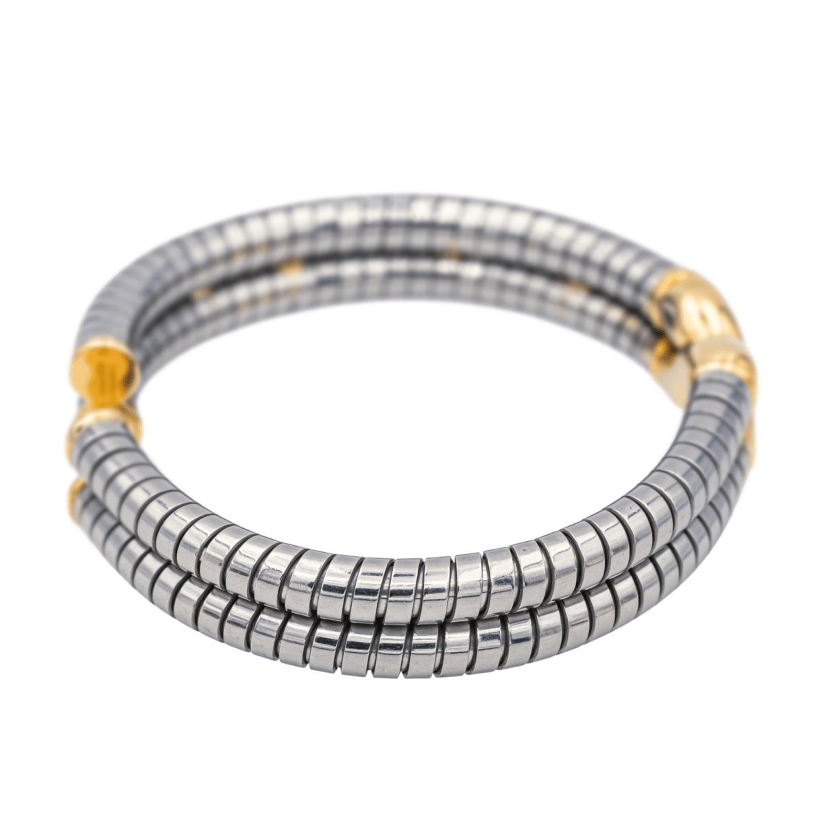 Bulgari Bracelet Or jaune, Acier - Maison Eloe