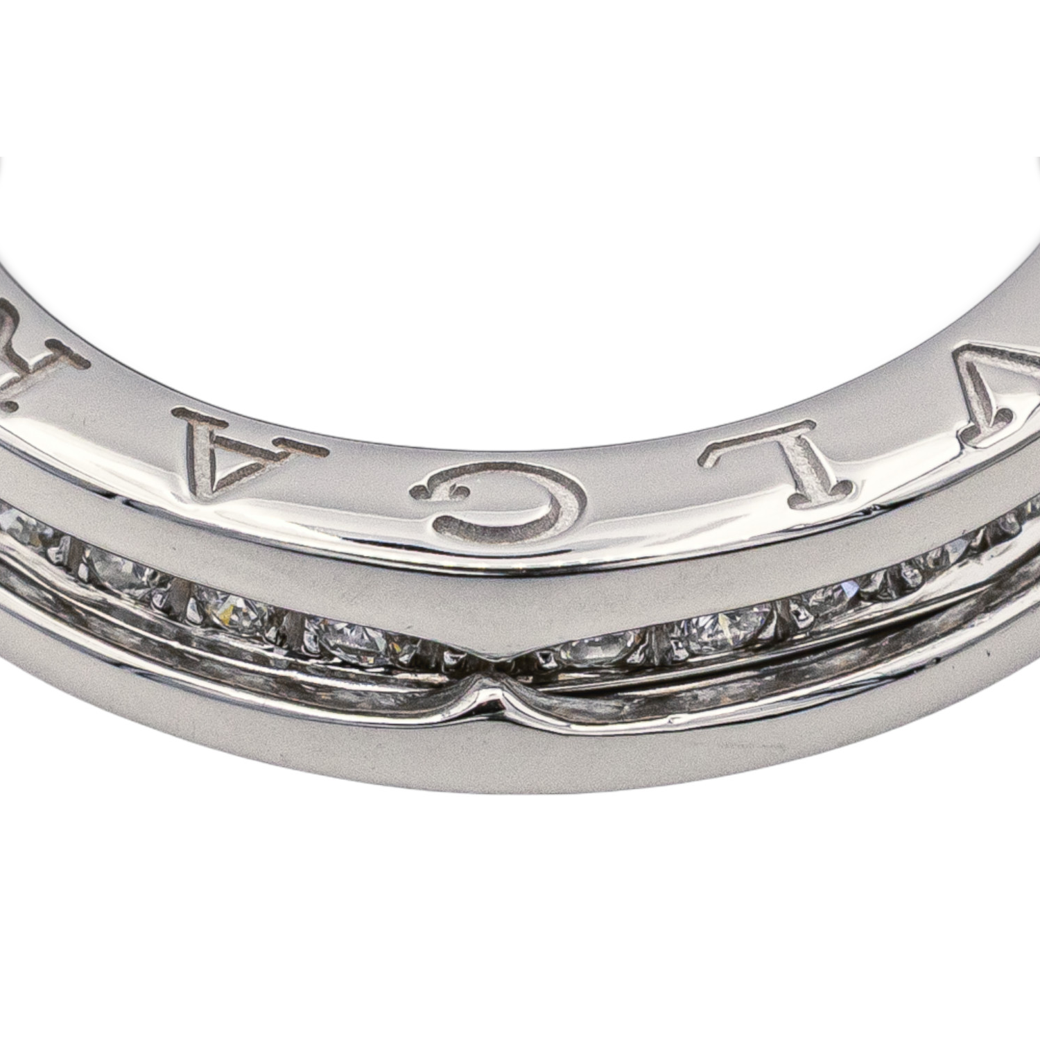 Bulgari Bague B.zéro1 Or blanc Diamant