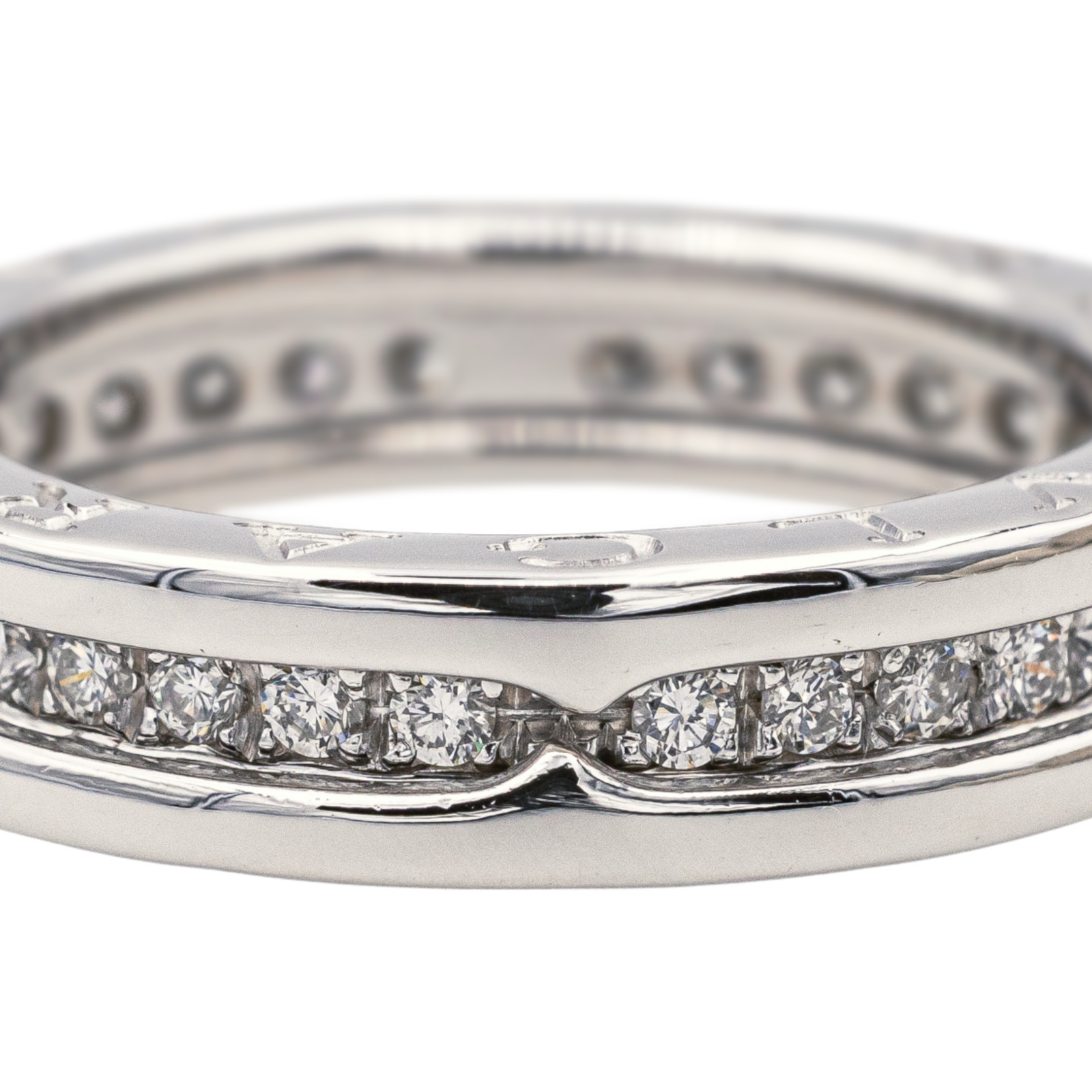 Bulgari Bague B.zéro1 Or blanc Diamant