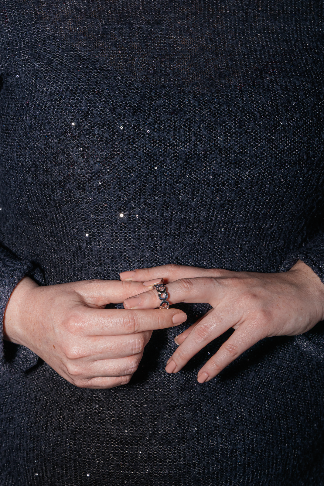 Chanel Bague Coco Or blanc