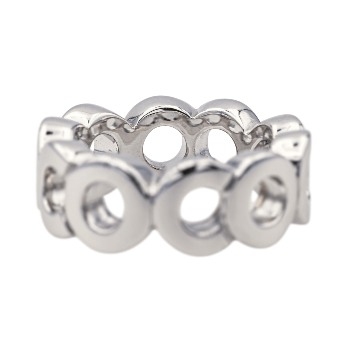 Chanel Bague Coco Or blanc - Maison Eloe
