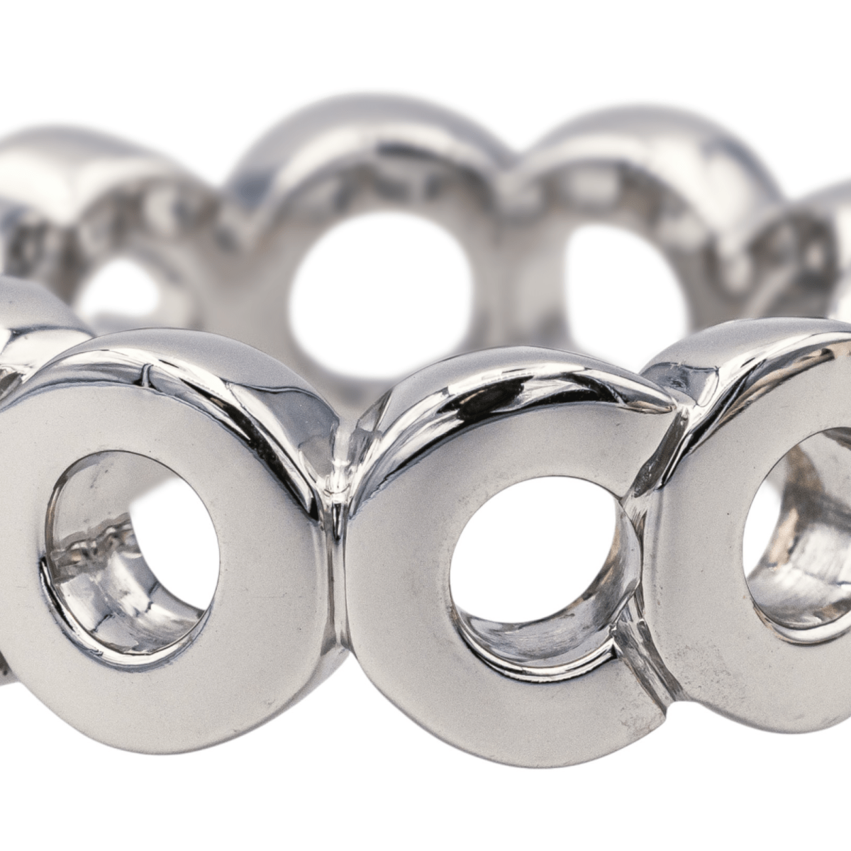Chanel Bague Coco Or blanc - Maison Eloe