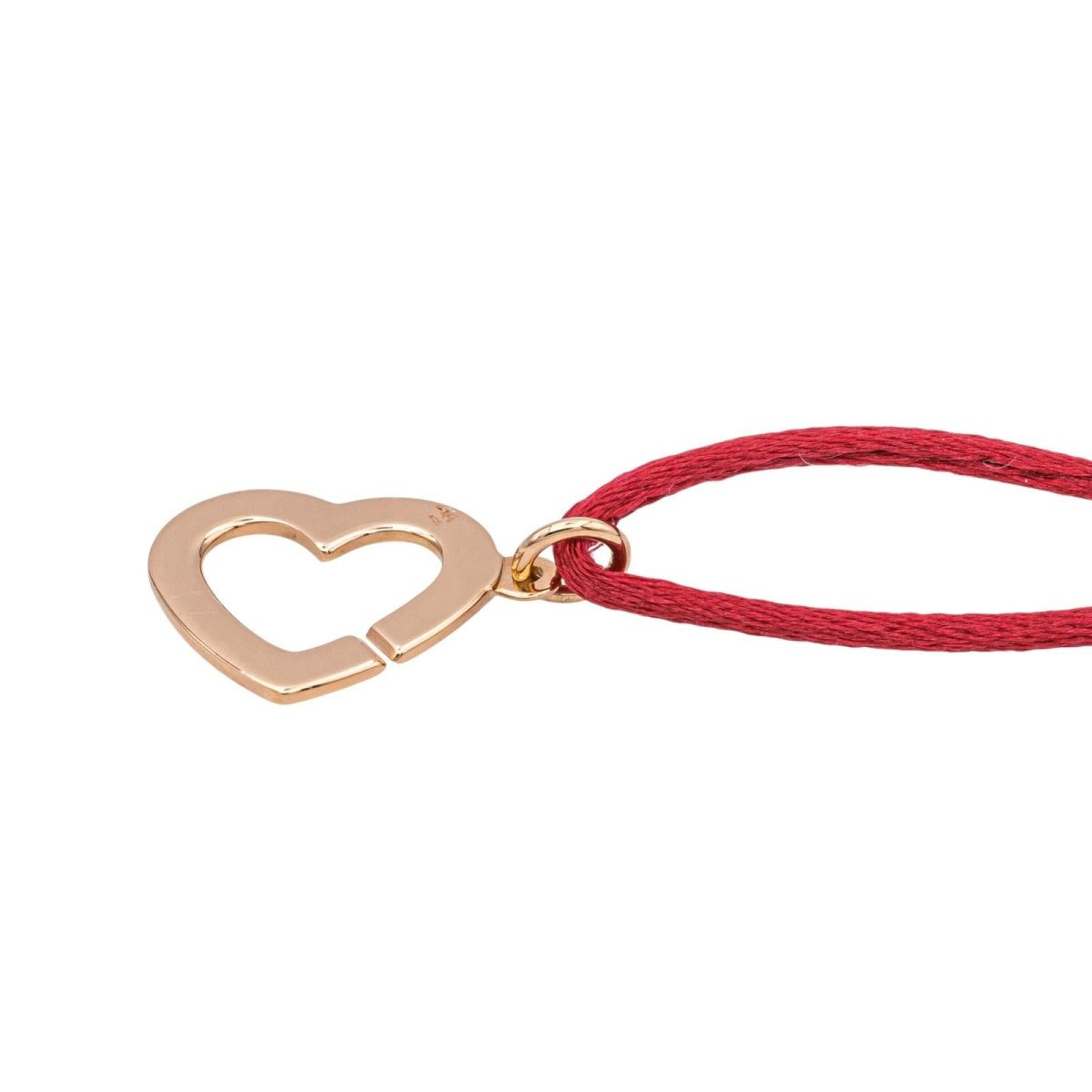Dinh Van Bracelet Cordon Double coeur Or rose - Maison Eloe