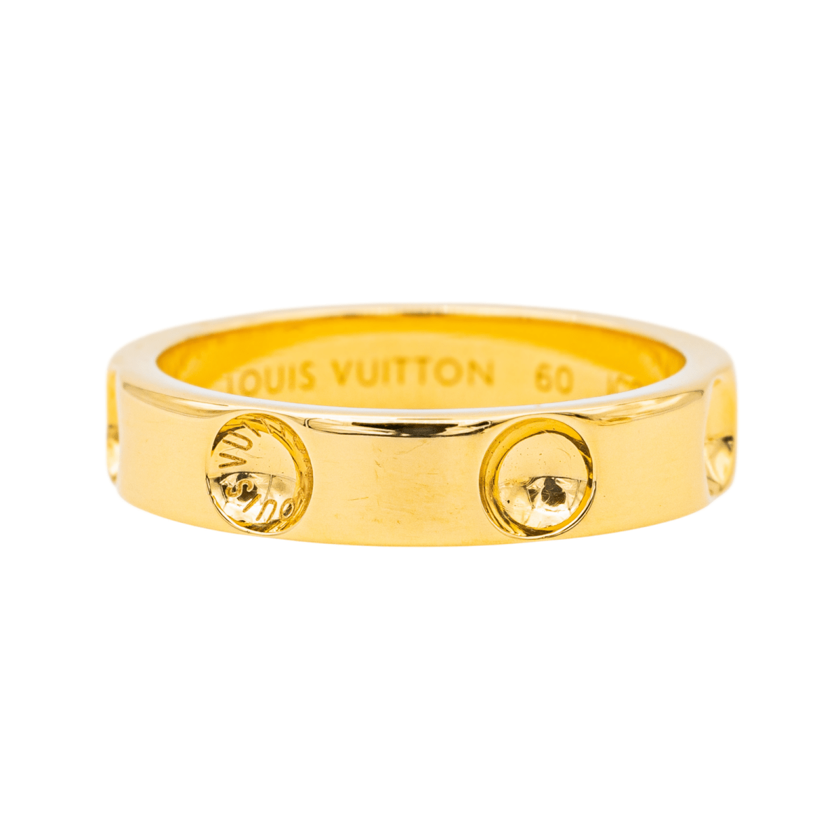Louis Vuitton Bague Alliance Empreinte Or jaune - Maison Eloe