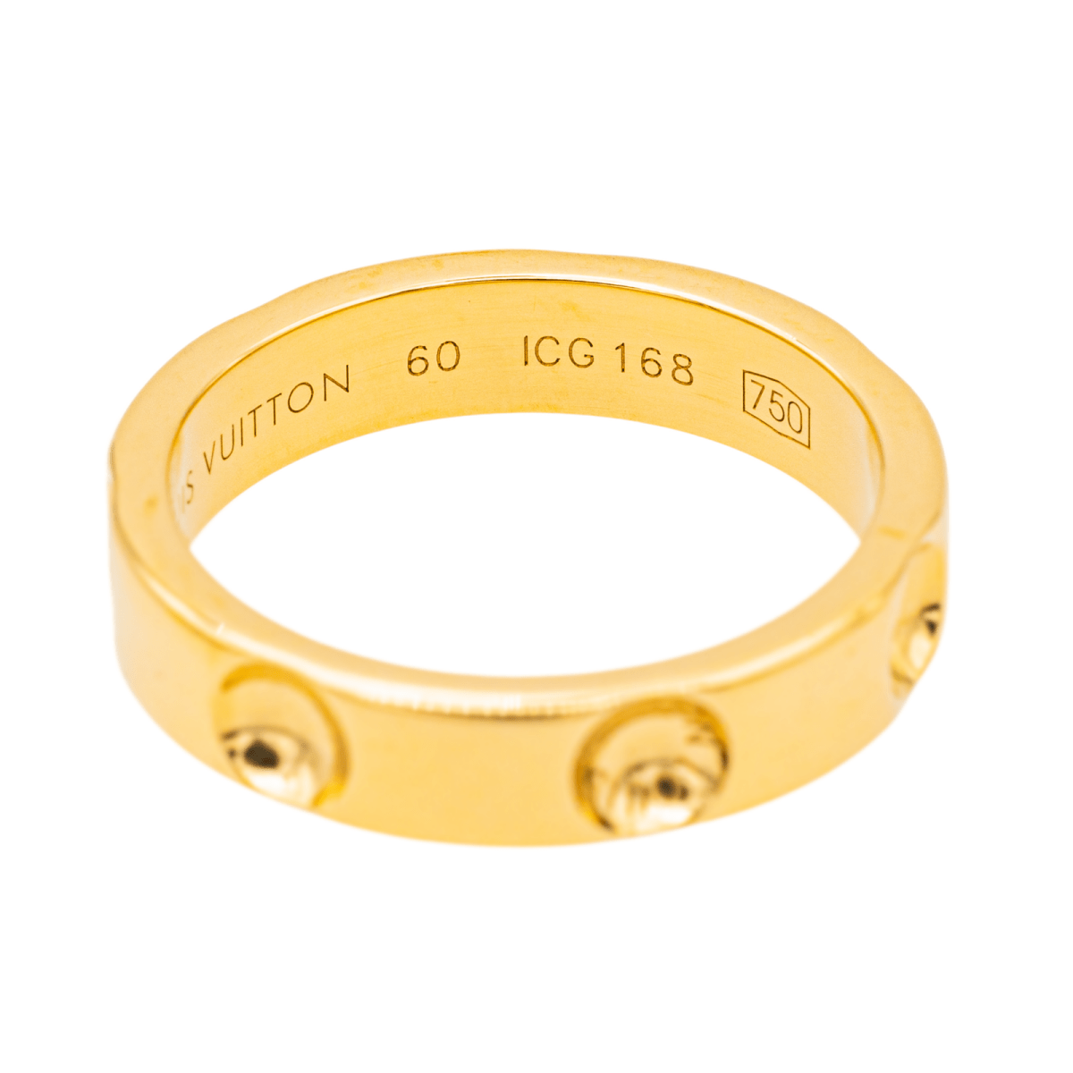 Louis Vuitton Bague Alliance Empreinte Or jaune - Maison Eloe