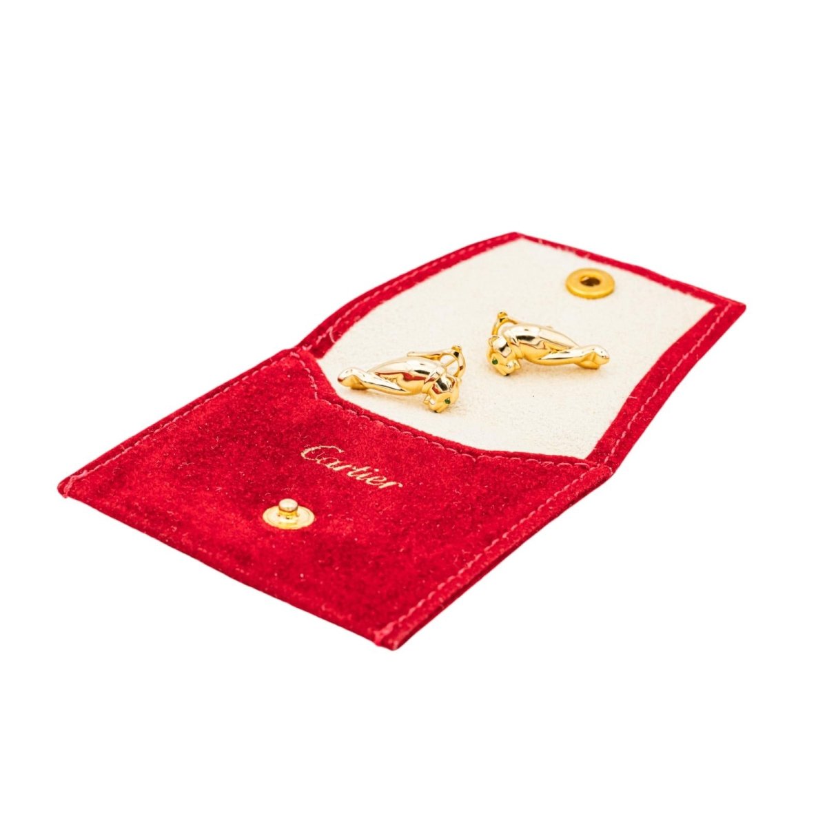 Cartier Boucles d'oreilles Clips Panthère Or jaune - Maison Eloe