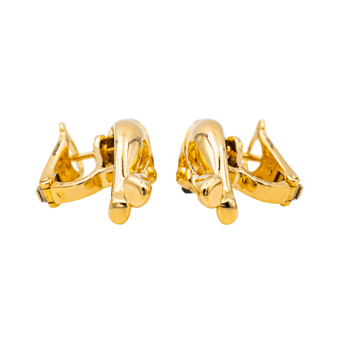 Cartier Boucles d'oreilles Clips Panthère Or jaune - Maison Eloe