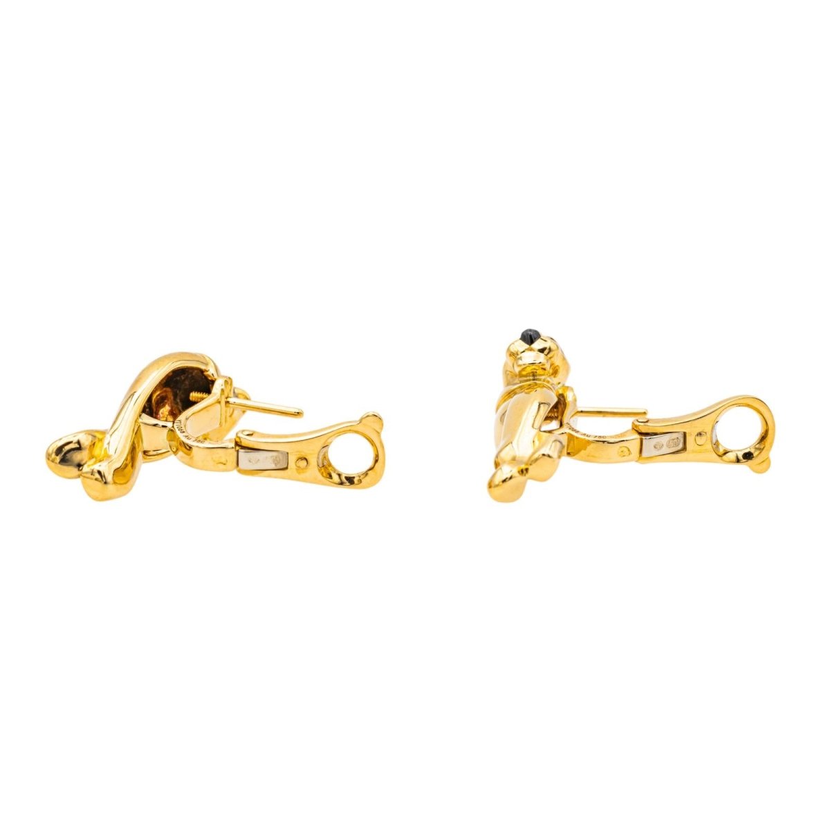 Cartier Boucles d'oreilles Clips Panthère Or jaune - Maison Eloe