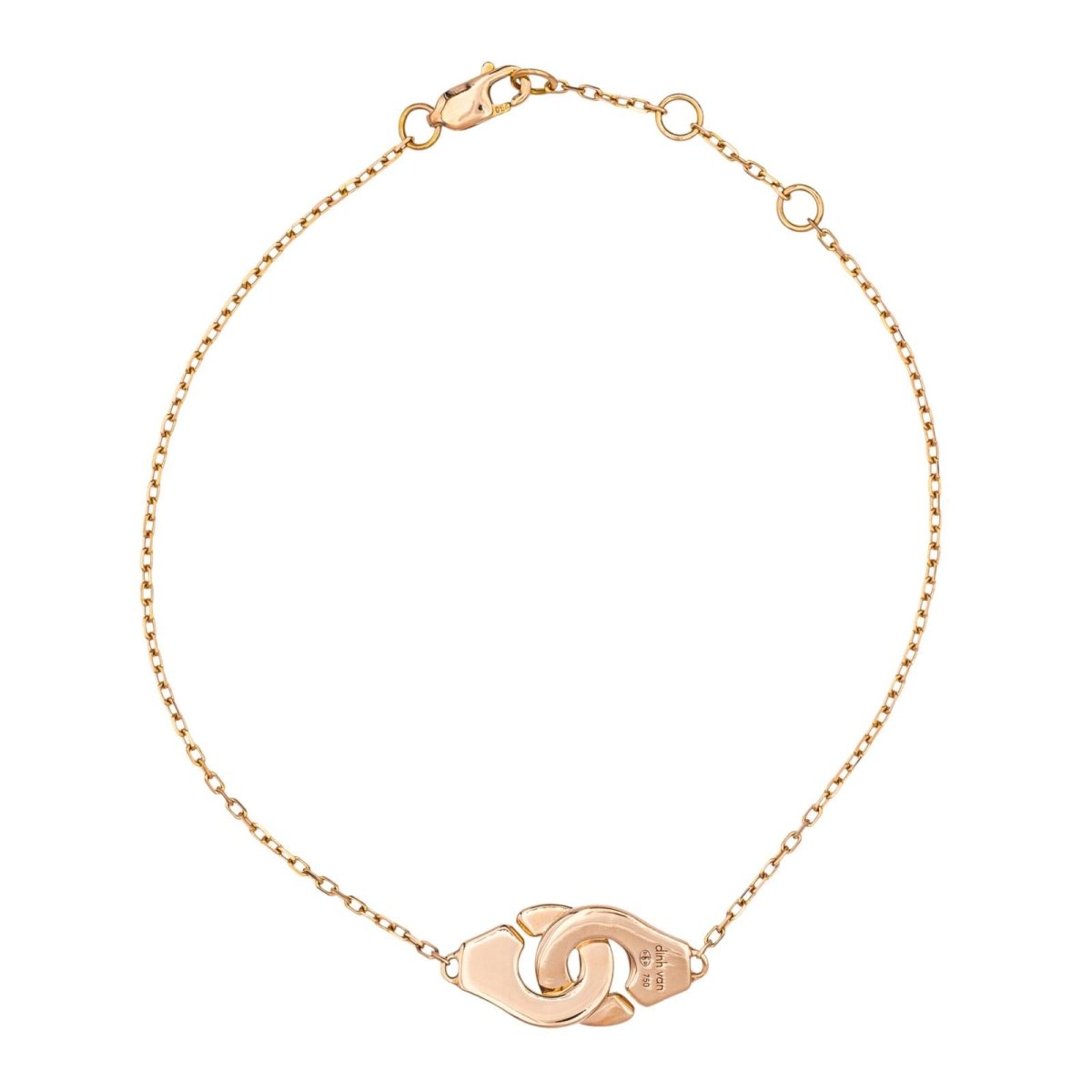Dinh Van Bracelet Menottes Or rose - Maison Eloe