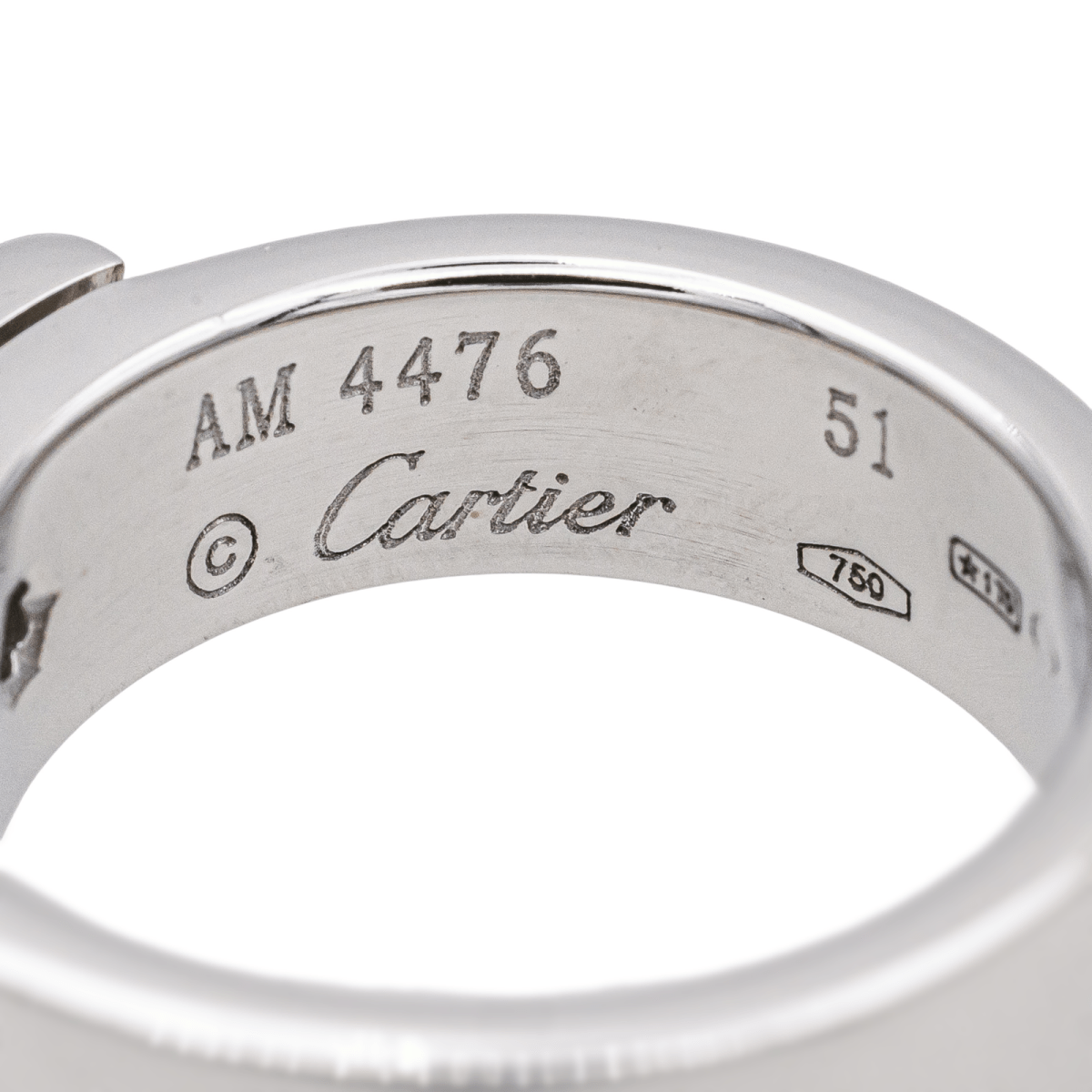 Cartier Bague Love Or blanc Diamant - Maison Eloe