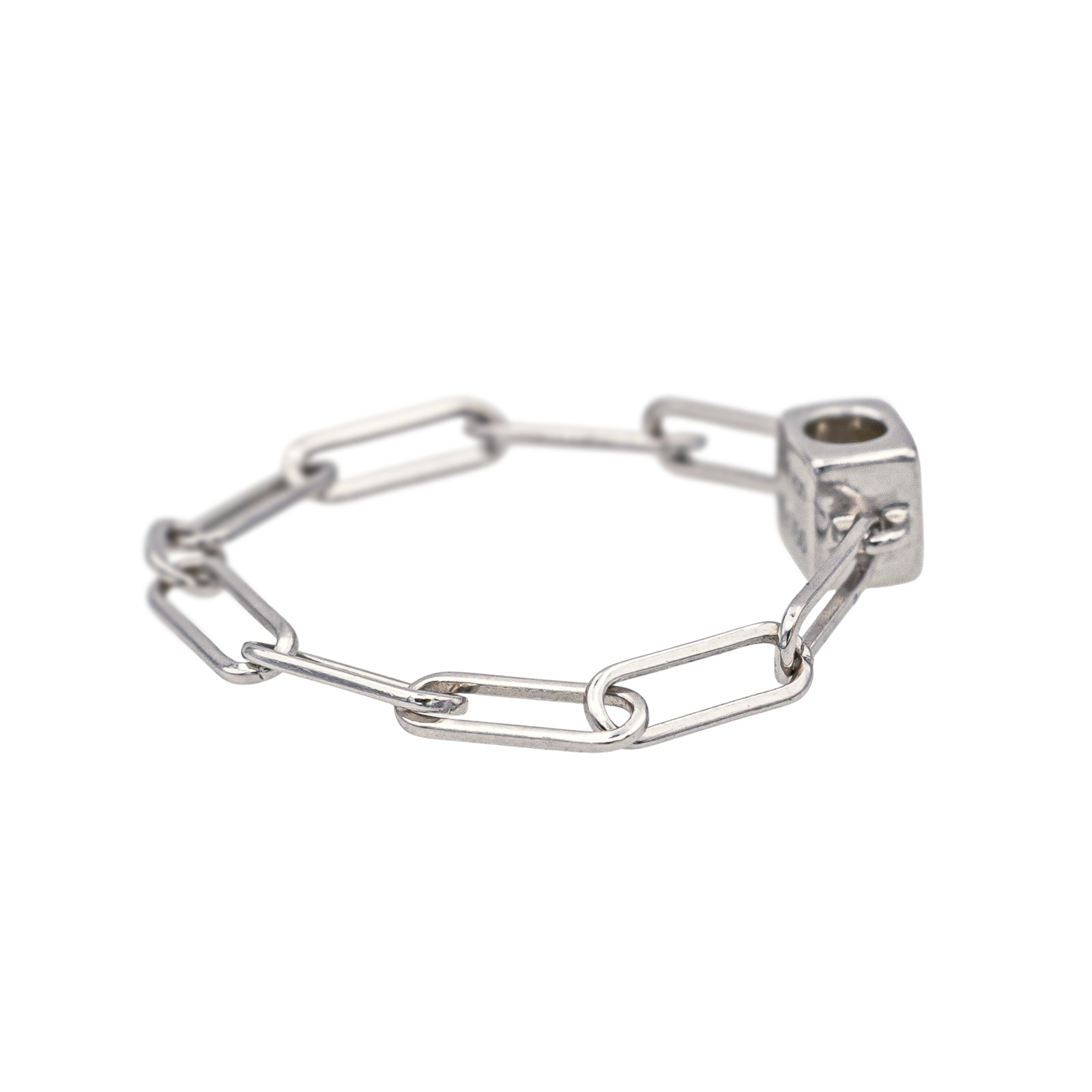 Dinh Van Bague Le Cube Or blanc Diamant