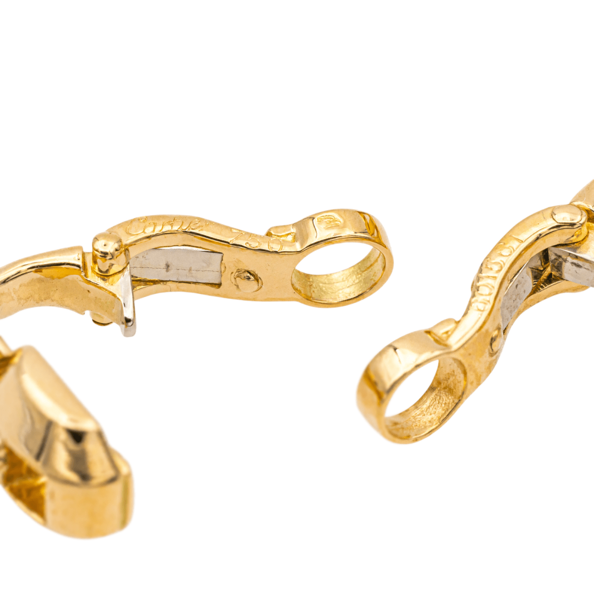Cartier Boucles d'oreilles Clip Or jaune Diamant - Maison Eloe