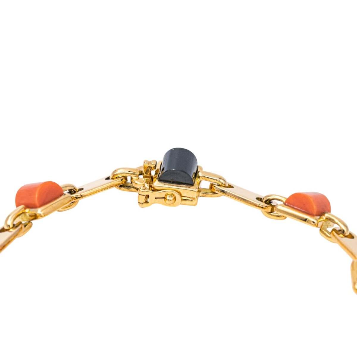 Cartier Bracelet Or jaune Onyx - Maison Eloe